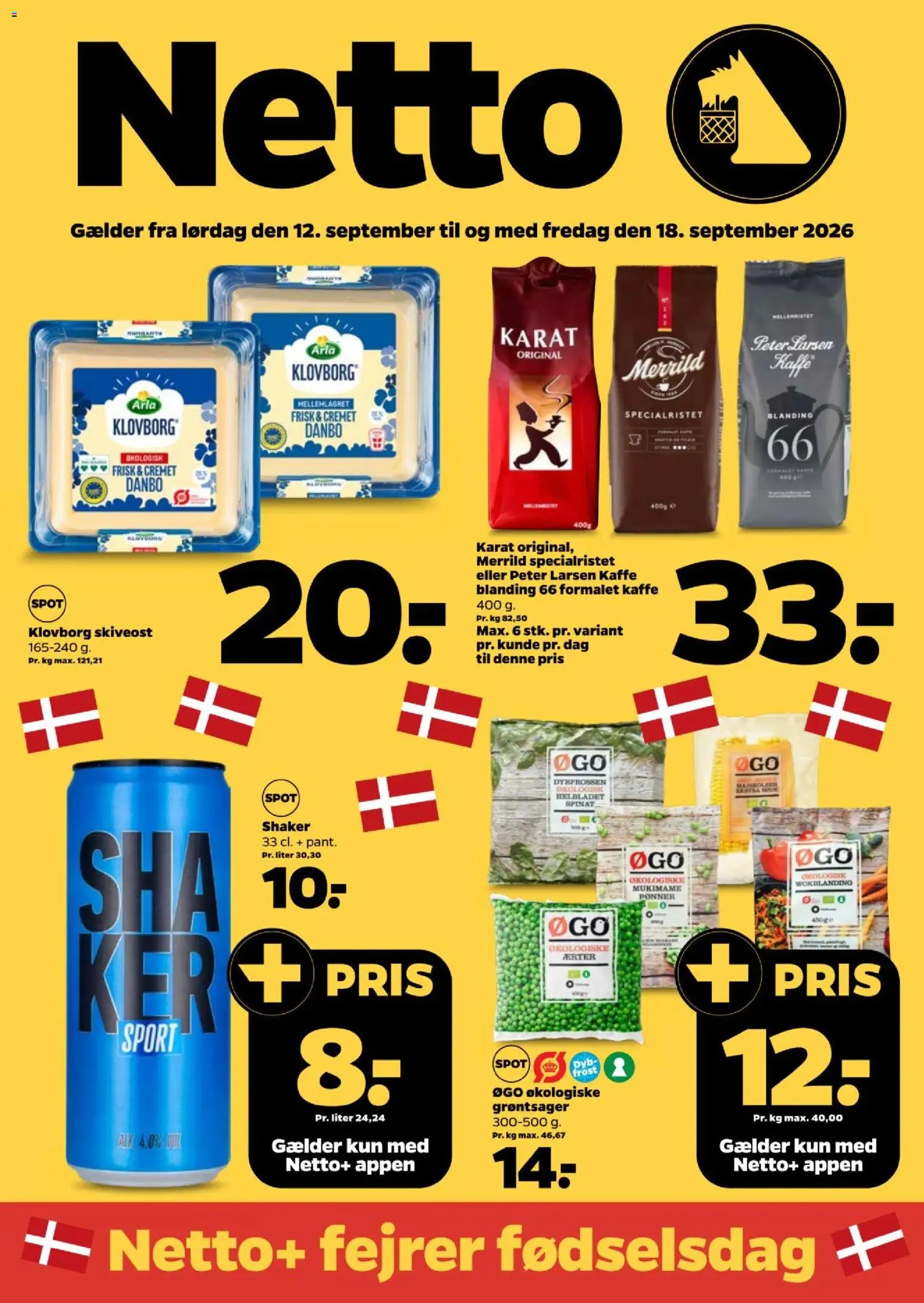Eksempel på tilbudsavis Netto - Tilbudsavis uge 38 fra butik Netto gyldig fra 12/09/2026