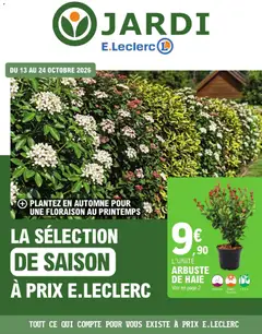 Prévisualisation de Brico E.Leclerc catalogue Jardi du magasin Brico E.Leclerc formulaire valide 13/10/2026