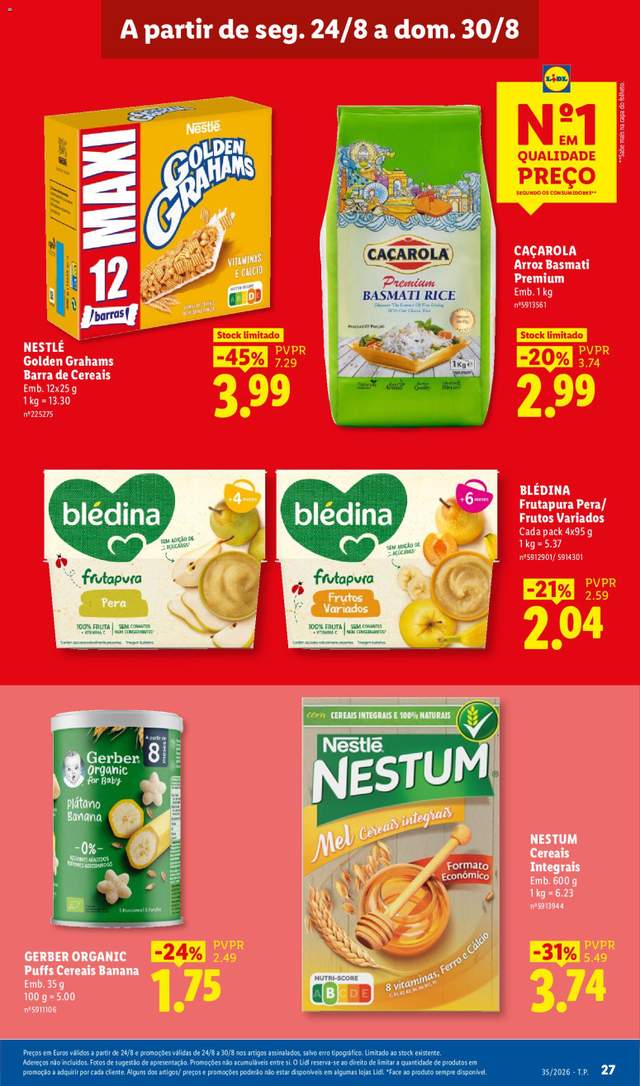Novo folheto Lidl a partir de 24/08