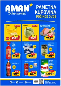 Pregled Aman kataloga - važi od 30.10.2026