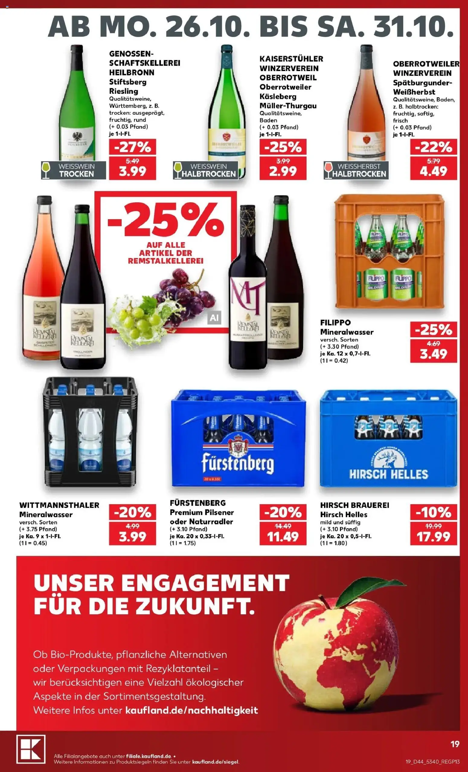 Vorschau von dem Prospekt des Geschäftes Kaufland, gültig ab dem 26.10.2026