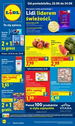 Pogląd gazetki "Lidl gazetka" ze sklepu Lidl ważnej od 22.06.2026