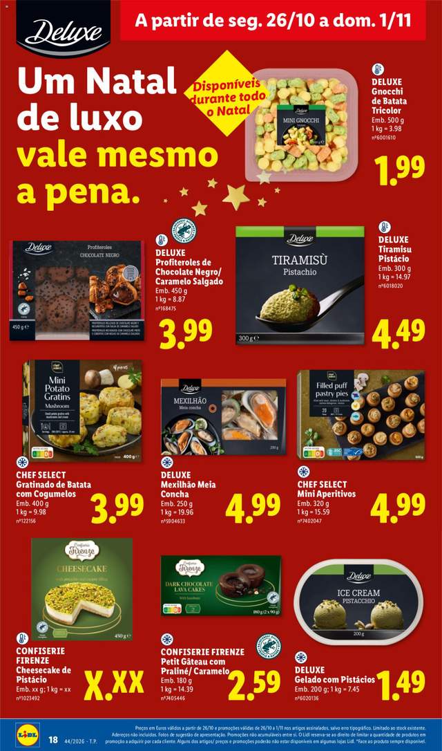 Novo folheto Lidl a partir de 26/10