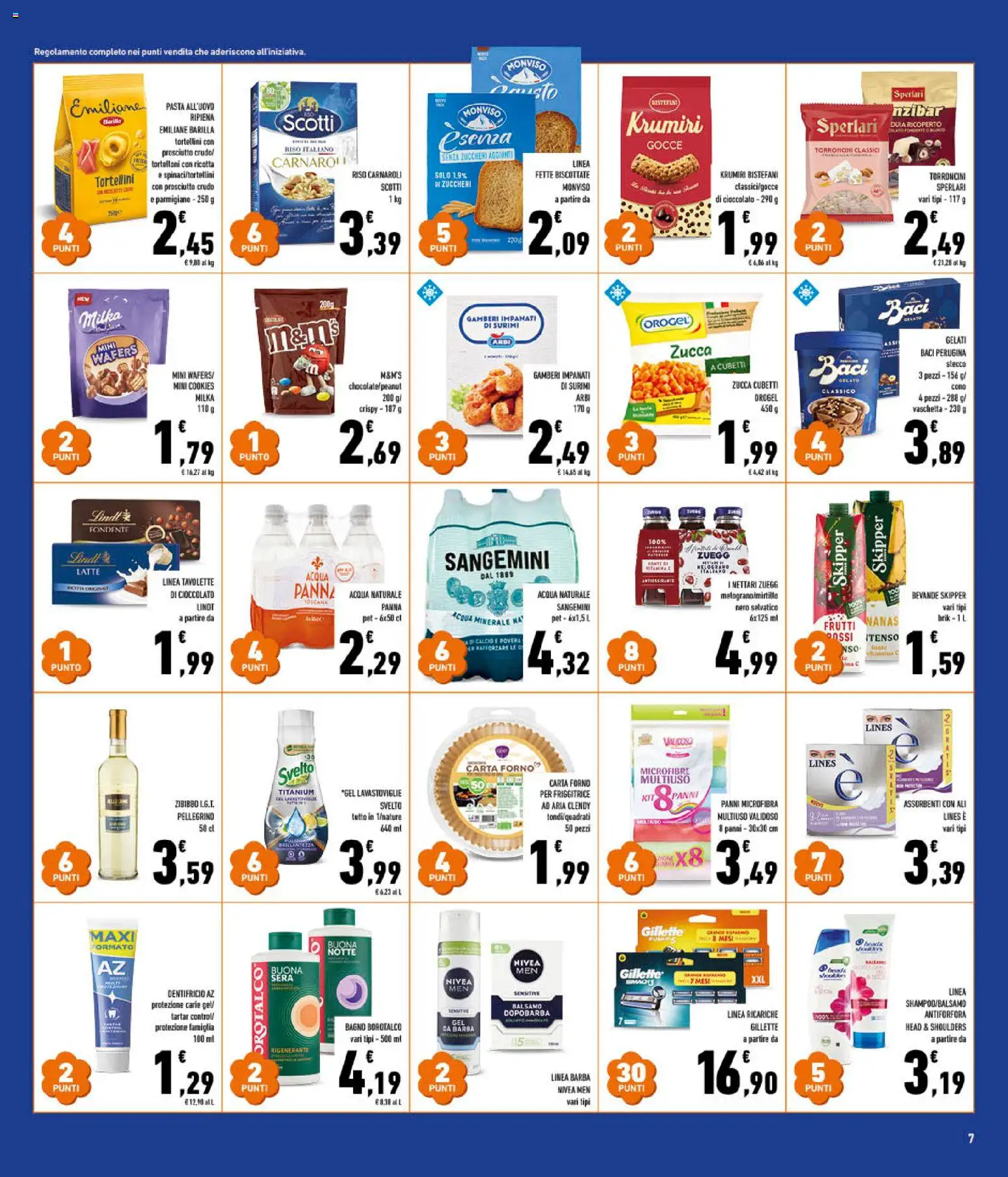 Anteprima dell'opuscolo Conad volantino Convenienza Più Campania dal negozio Conad valido da 28/10/2026 - Ricotta, Barilla, Gamberi, Parmigiano, Panna, Fette biscottate, Balsamo, Panni