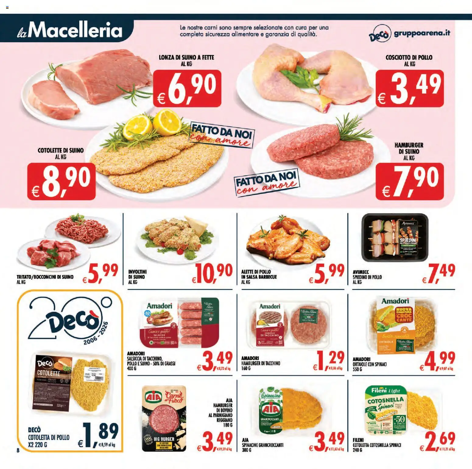 Anteprima dell'opuscolo Decò volantino Maxistore, Supermercati, Local Sicilia dal negozio Decò valido da 01/09/2026 - Pollo, Barbecue, Tacchino, Parmigiano reggiano, Salsicce, Suino, Parmigiano, Salsa barbecue