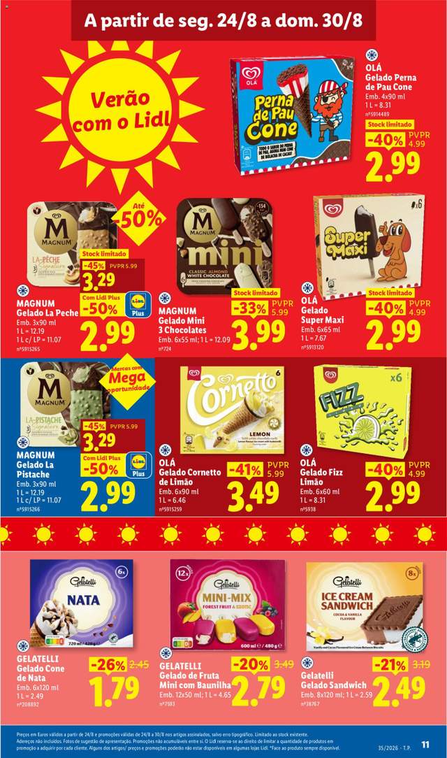 Novo folheto Lidl a partir de 24/08