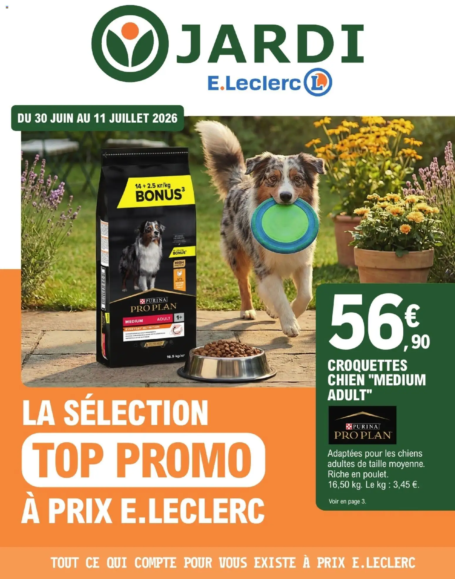 Prévisualisation de Brico E.Leclerc - Jardi Trafic animalerie 6 du magasin Brico E.Leclerc formulaire valide 30/06/2026 - Croquettes