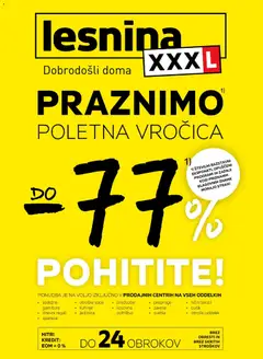 Predogled kataloga iz trgovine XXXL Lesnina veljaven od 29.06.2026