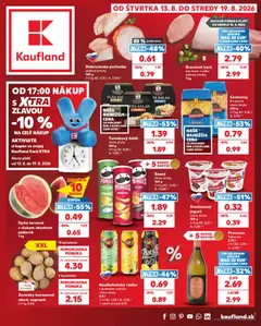 Náhľad Kaufland letáku platného od 13.08.2026
