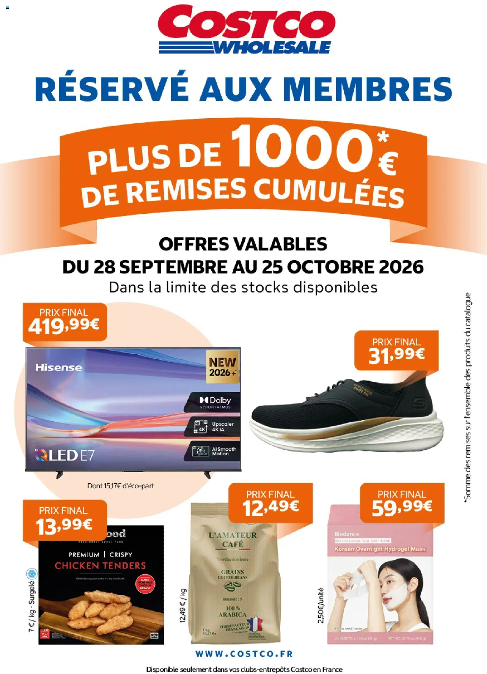 Prévisualisation de Costco catalogue du magasin Costco formulaire valide 28/09/2026