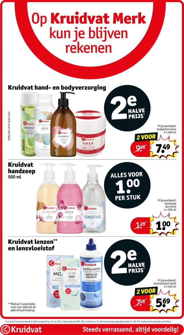Nieuwe Kruidvat folder vanaf 12-05