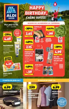 Vorschau des Merkblatts Aldi aktionen FR vom Shop Aldi gültig von 30.07.2026 bis 05.08.2026