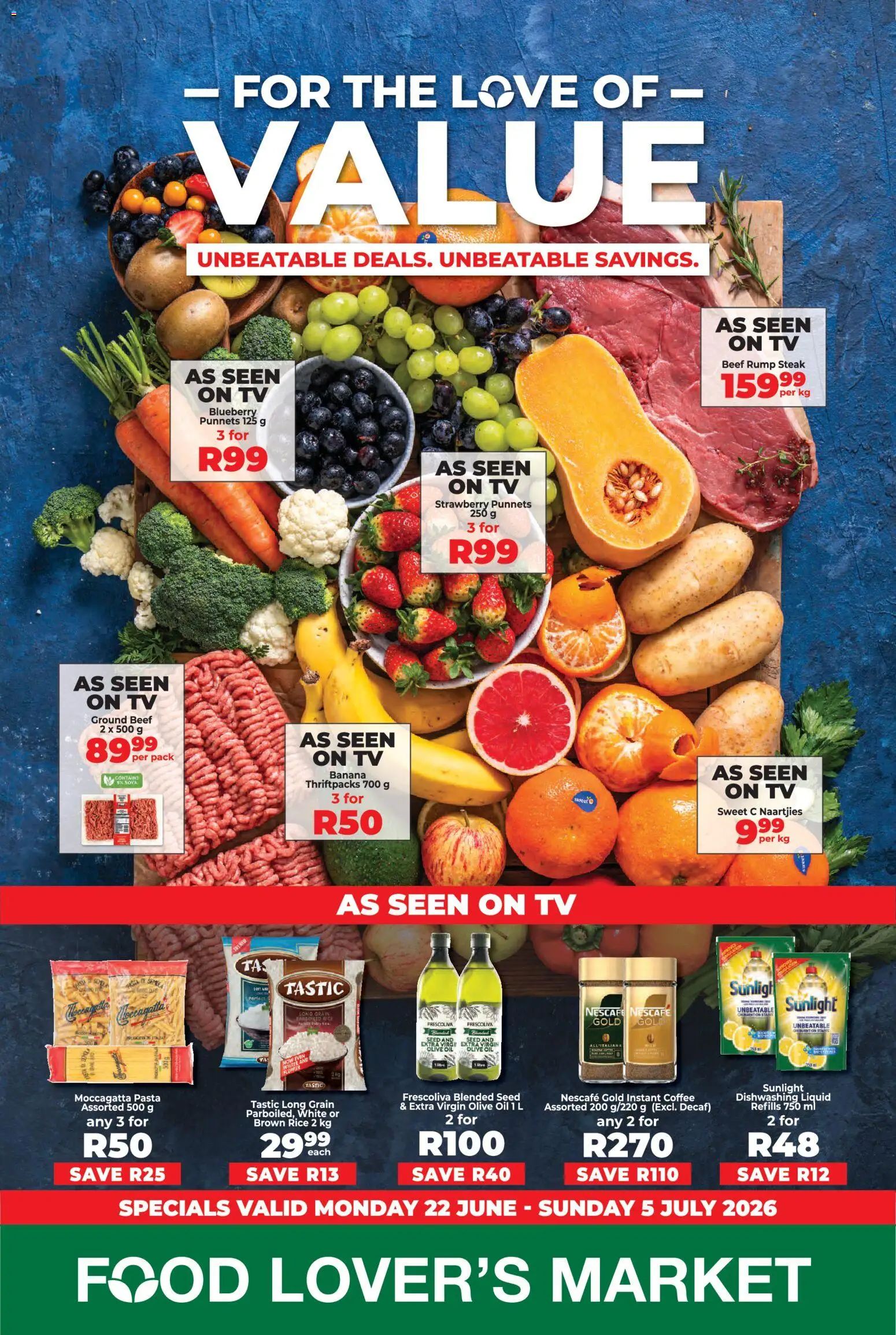 Preview of Food Lover's Market flyer valid from 22/06/2026