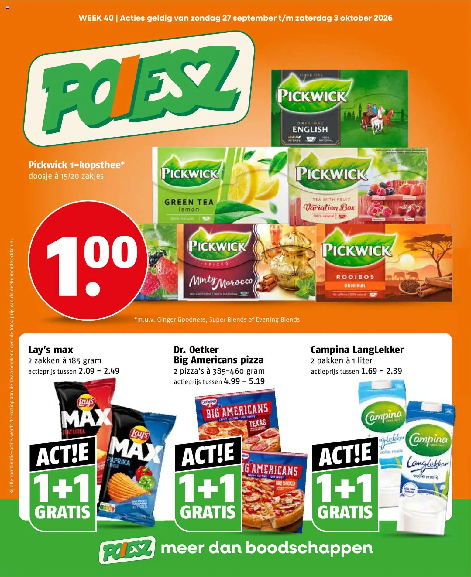 Voorbeeld van Poiesz folder van winkel Poiesz geldig vanaf 27-09-2026