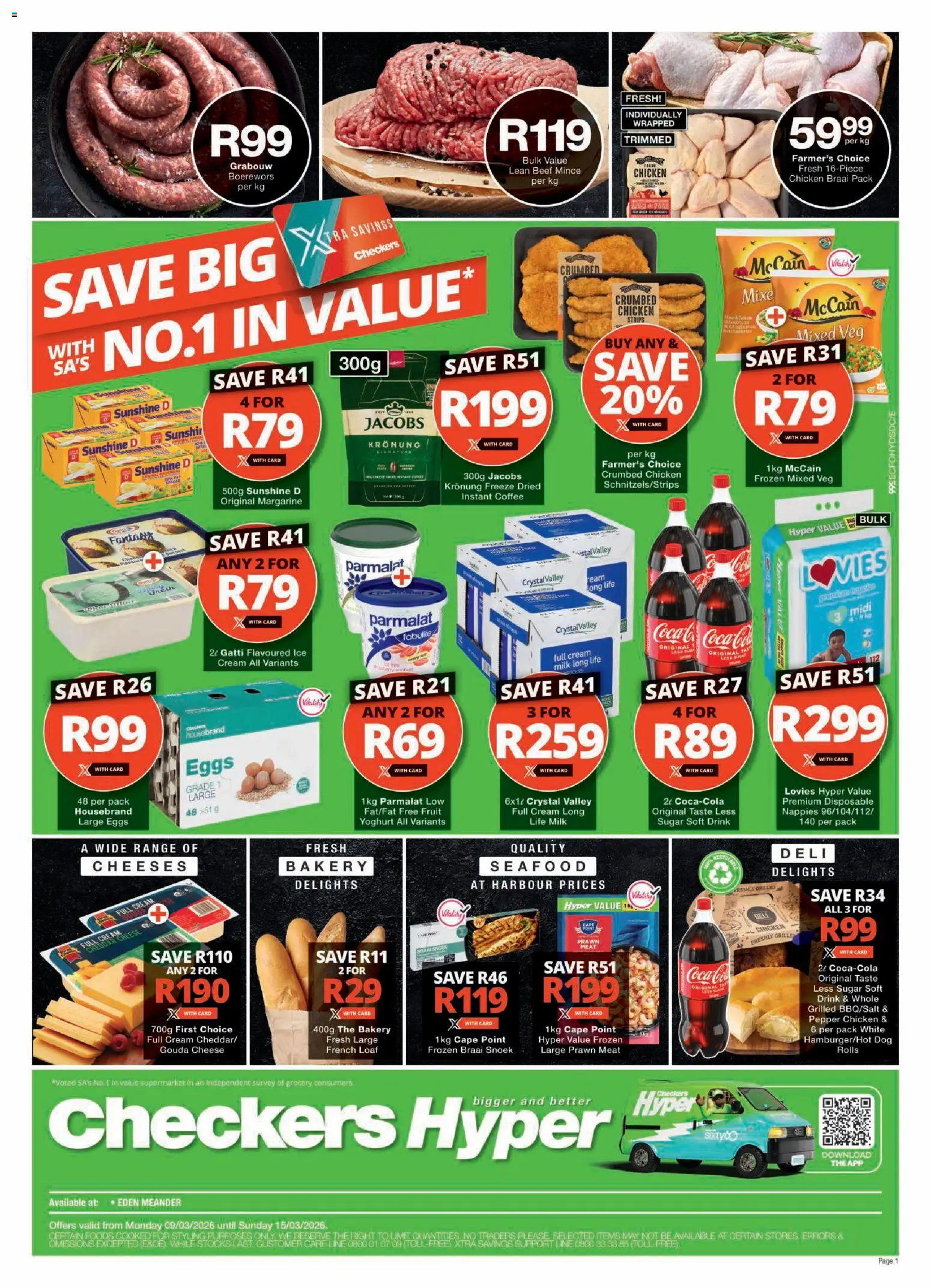 Checkers - Eastern Cape - Hyper March Mid-Month Promotion Eden Meander ...