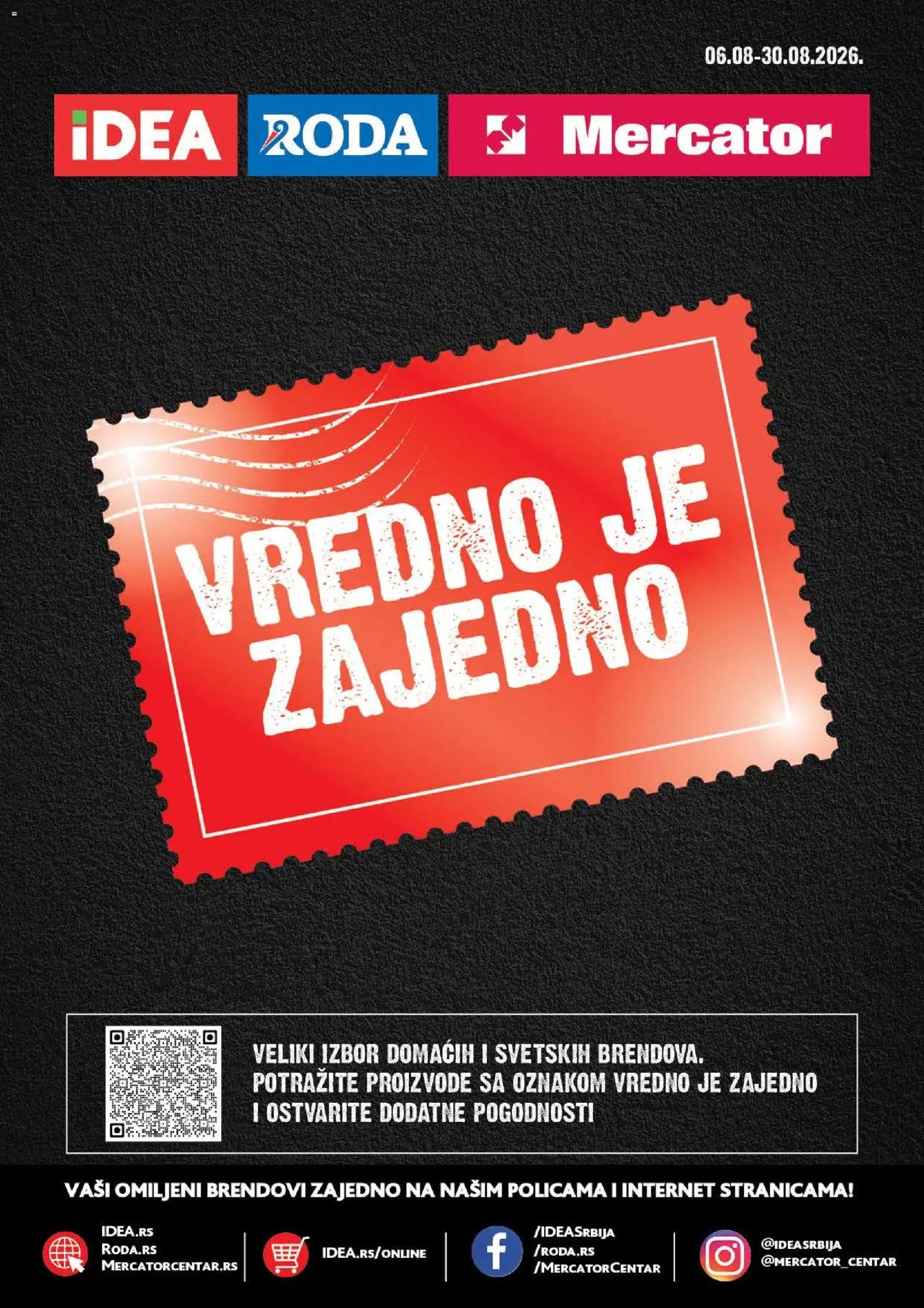 Pregled Idea kataloga - važi od 06.08.2026