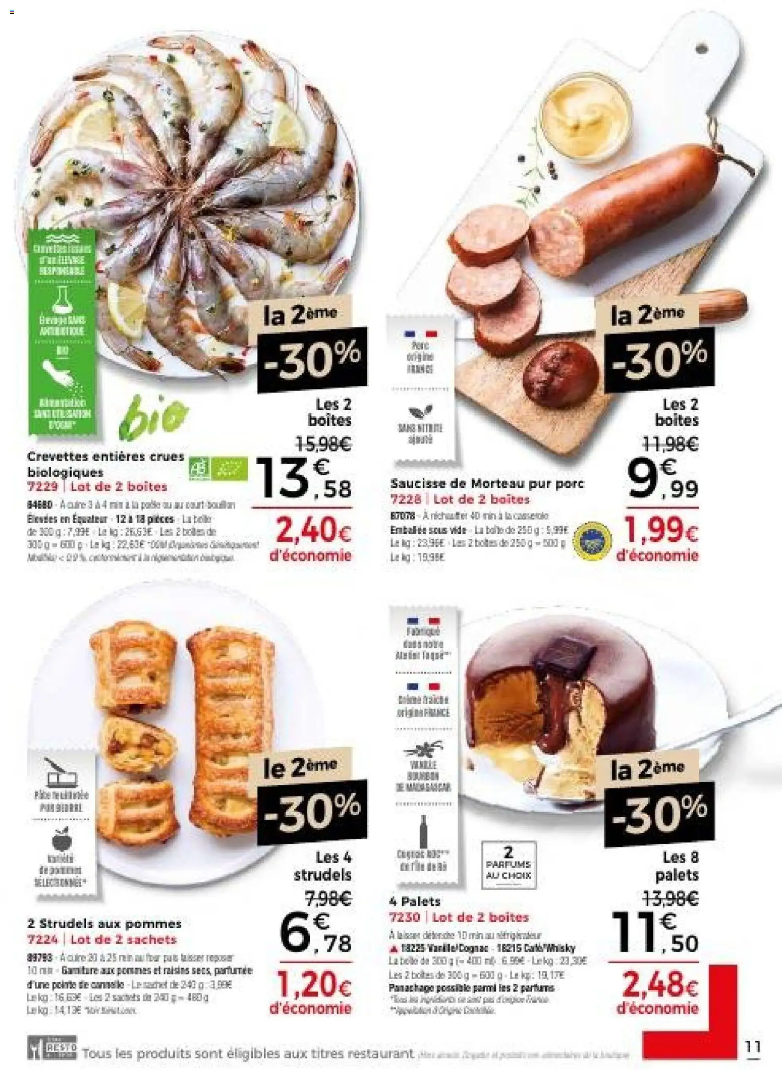 Prévisualisation de Thiriet catalogue livraison à domicile du magasin Thiriet formulaire valide 23/10/2026 - Cognac, Cannelle, Raisins, Saucisse, Saucisse de Morteau, Porc, Crevettes, Pommes