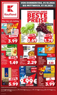 Náhled nabídky: Kaufland Německo Kaufland Německo leták platný od 01.10.2026