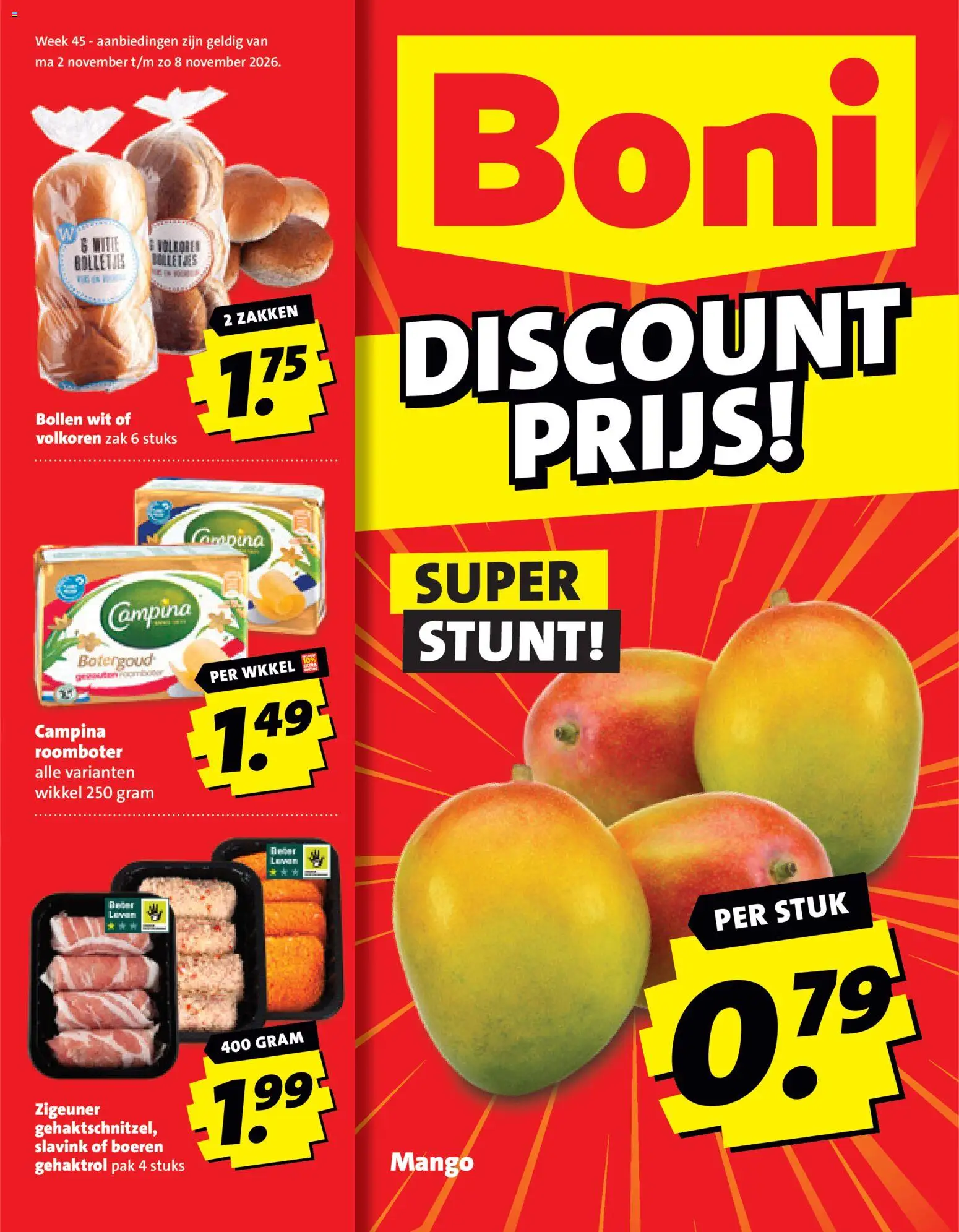 Voorbeeld van Boni folder van winkel Boni geldig vanaf 02-11-2026