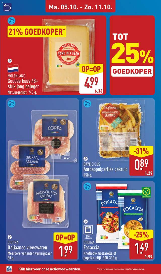 Nieuwe Aldi folder vanaf 05-10