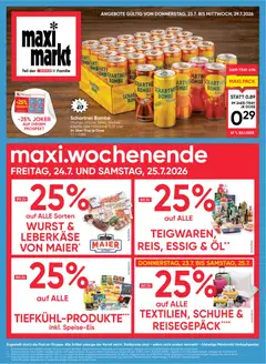Vorschau der Angebote: Maximarkt Maximarkt Flugblatt gültig ab 23.07.2026