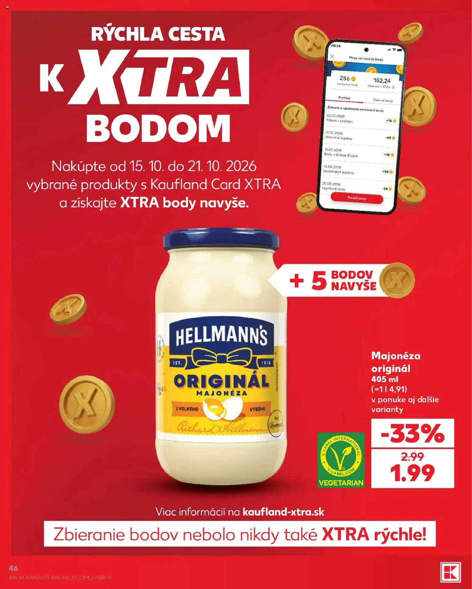 Náhľad Kaufland letáku platného od 15.10.2026 - Majonéza