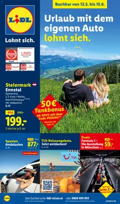 Vorschau der Angebote: Lidl Lidl Mai/Juni Reise - Highlights gültig ab 12.05.2026
