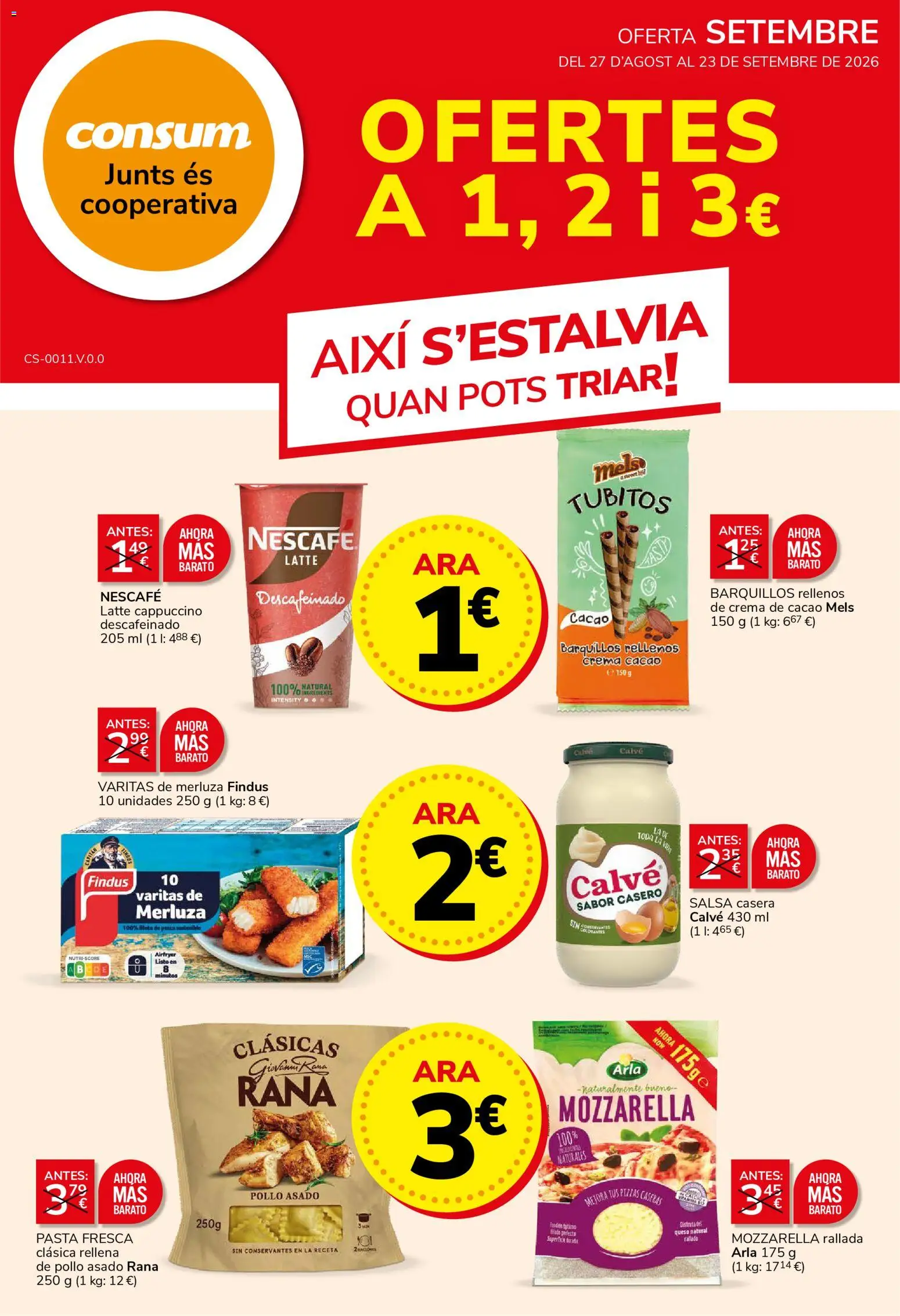 Vista previa del folleto de la tienda Consum válido desde el 27/08/2026 