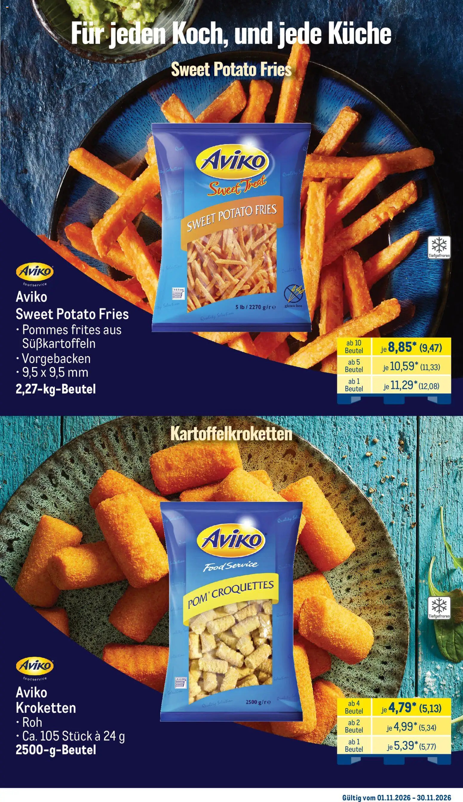 Vorschau von dem Prospekt des Geschäftes Metro, gültig ab dem 01.11.2026 - Küche, Pommes, Pommes frites