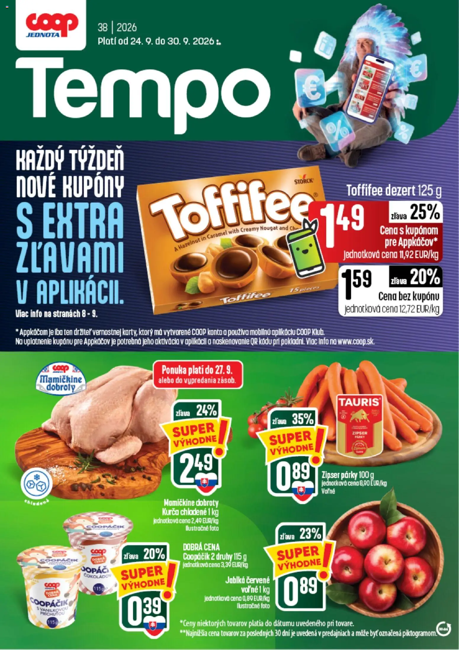 Náhľad COOP Jednota letáku platného od 24.09.2026