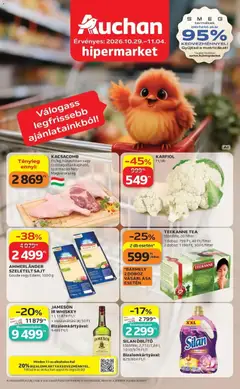 Ajánlatok - Auchan újság érvényessége 2026.11.04-ig megtekintése, amely érvényes 2026.10.29.-től