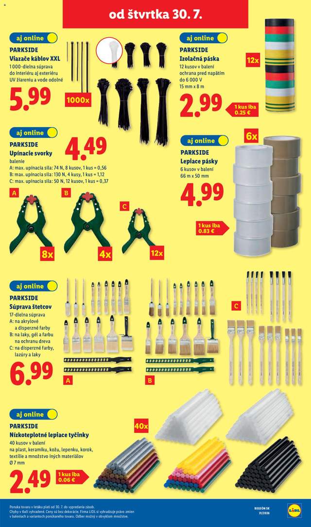 Nový Lidl leták od 27.07.