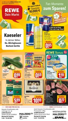 Vorschau von dem Prospekt des Geschäftes Rewe, gültig ab dem 29.06.2026