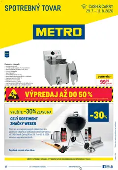Náhľad Metro letáku platného od 29.07.2026