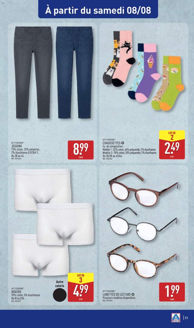 Nouveau catalogue Aldi à partir du 04/08
