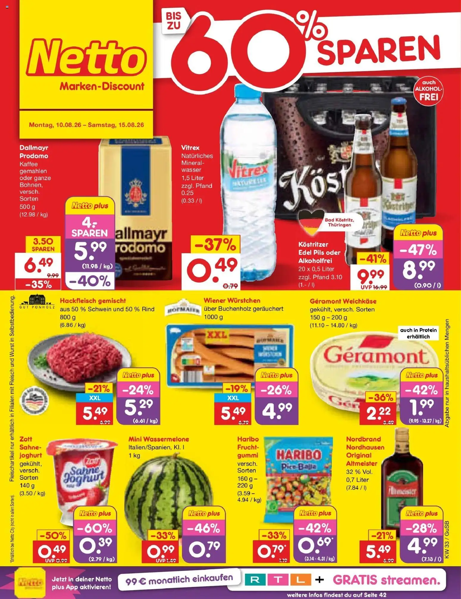 Vorschau von dem Prospekt des Geschäftes Netto Marken-Discount, gültig ab dem 10.08.2026