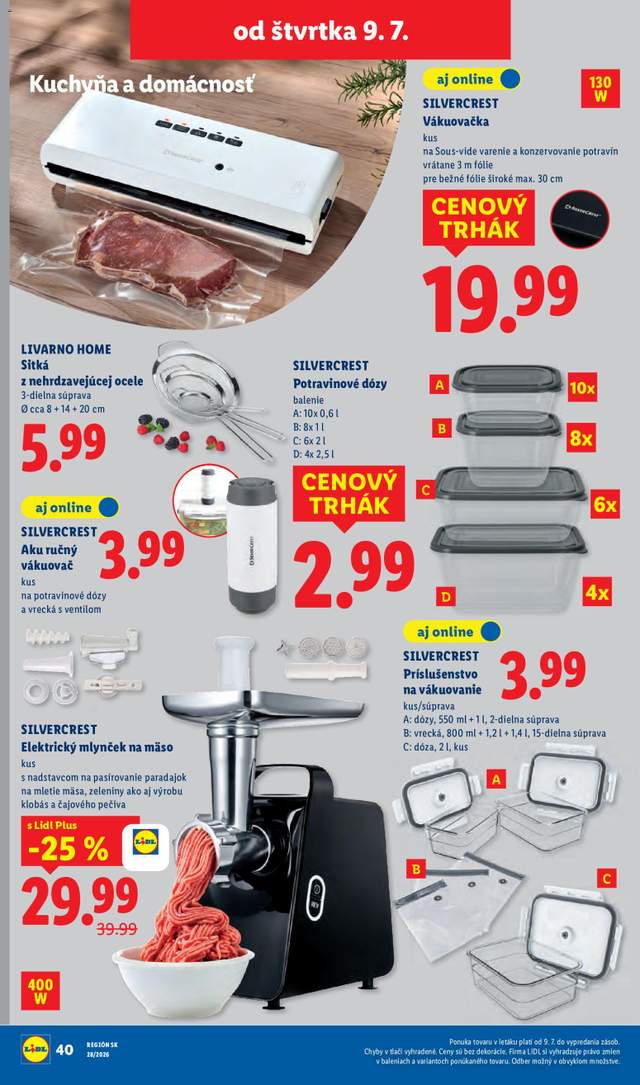 Nový Lidl leták od 06.07.