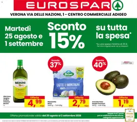 Anteprima dell'opuscolo Eurospar volantino Verona dal negozio Eurospar valido da 20/08/2026