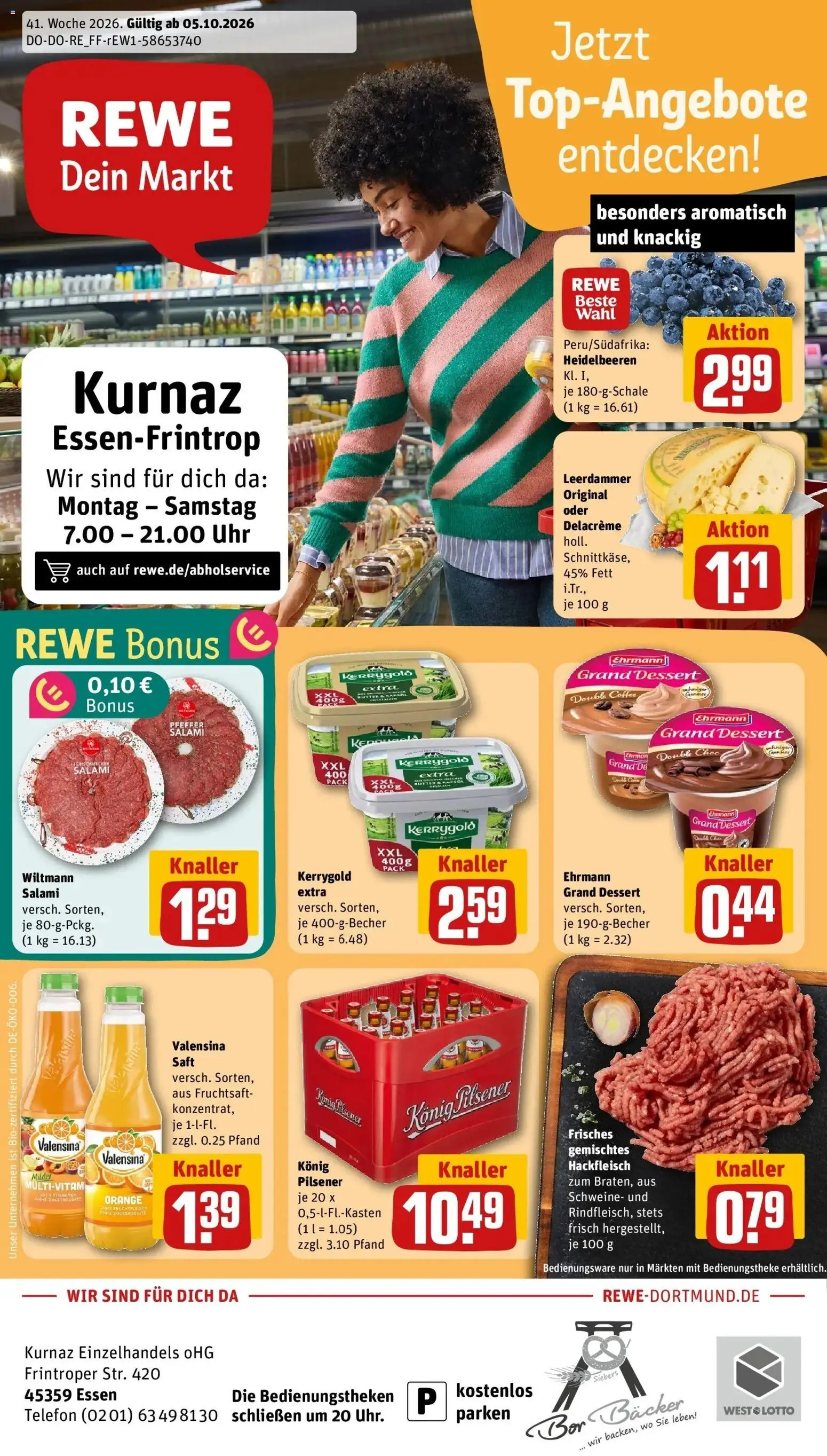 Vorschau von dem Prospekt des Geschäftes Rewe, gültig ab dem 05.10.2026