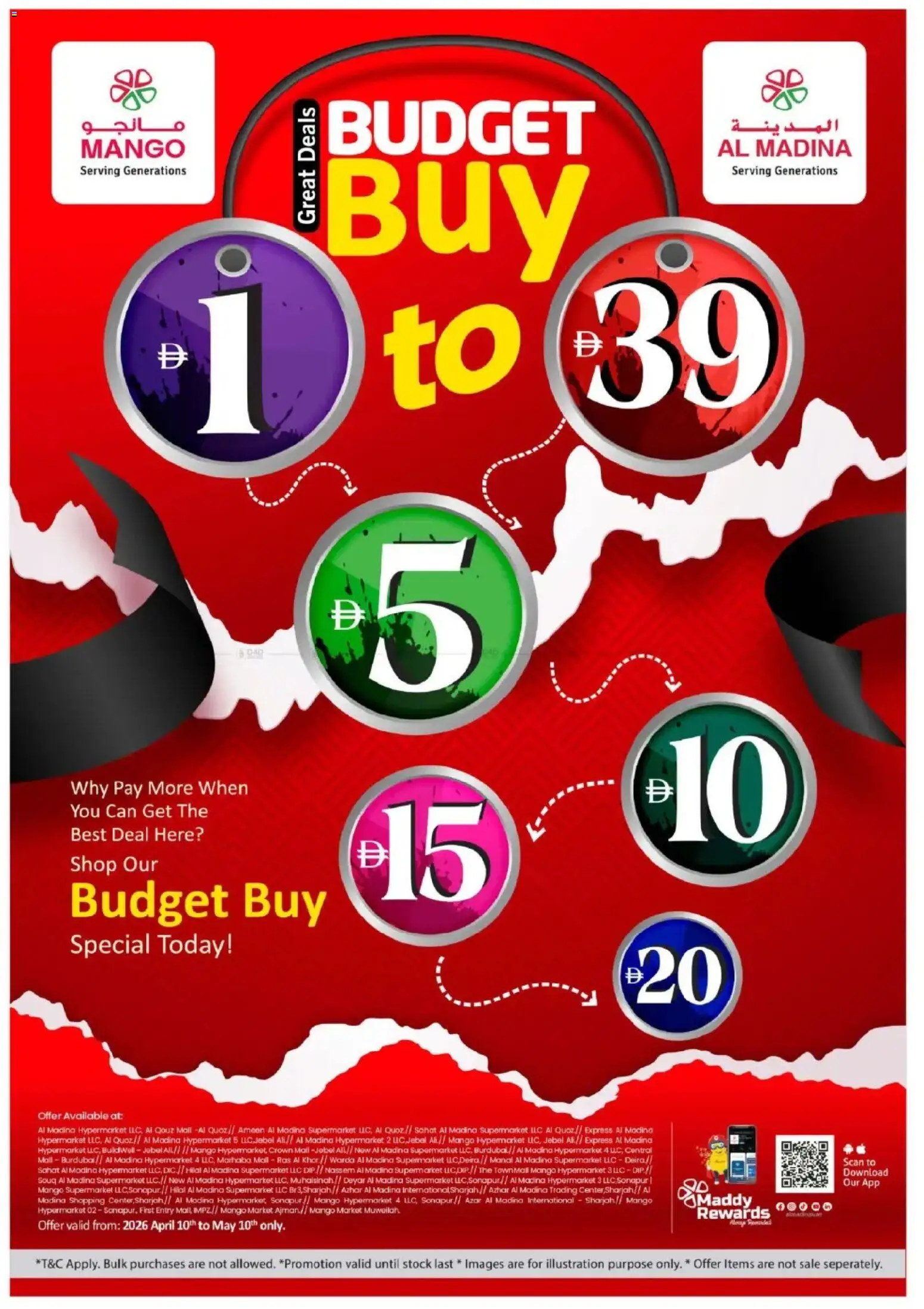 Preview of the catalogue Al Madina catalogue of store Al Madina valid from 10 Apr, 2026 - Mango, Stock