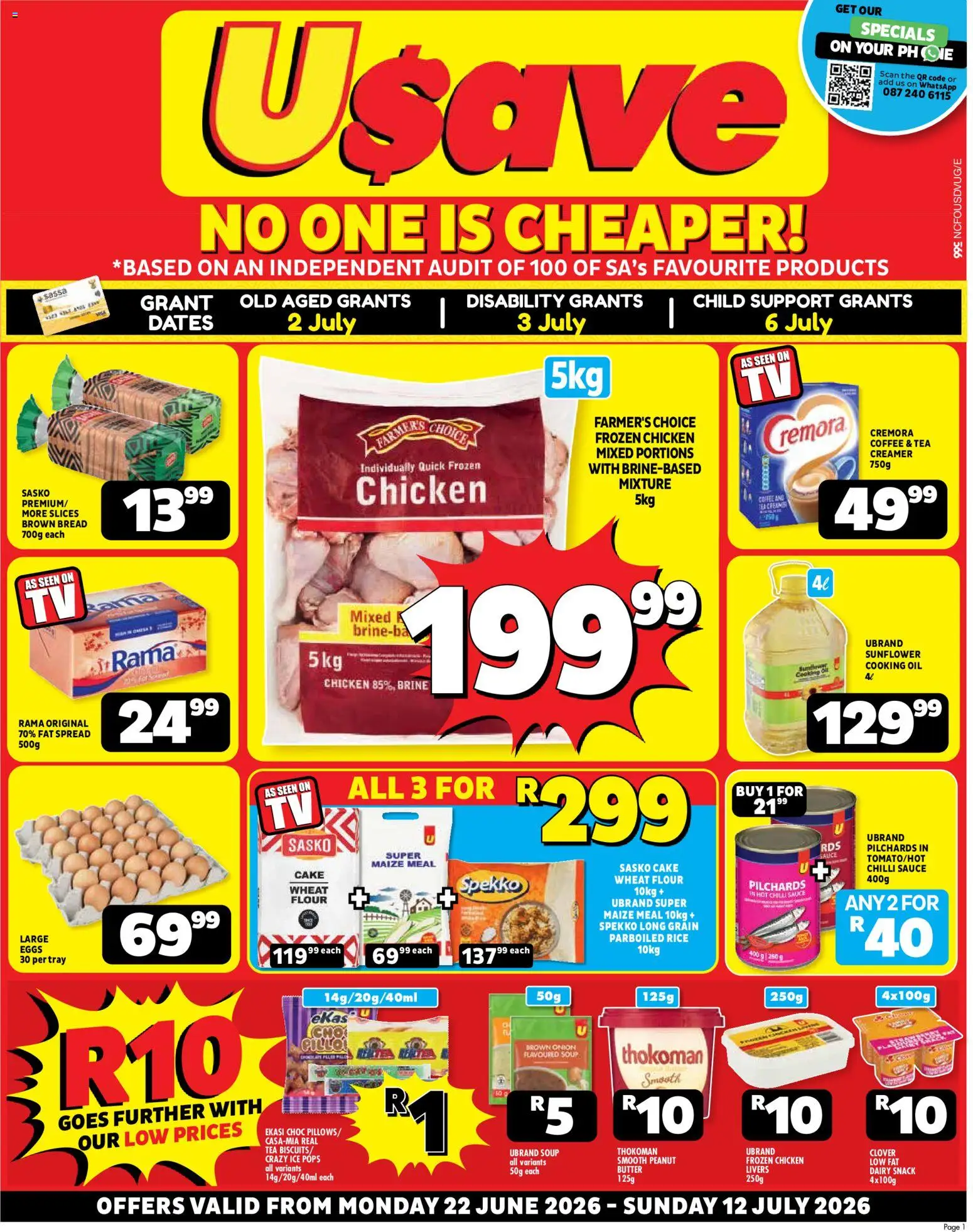 Preview of Usave flyer valid from 22/06/2026
