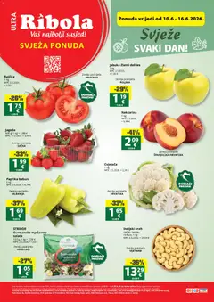 Pregled letka Ribola Svježa Ponuda trgovine Ribola vrijedi od 10.06.2026