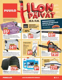 Kaupan Puuilo Puuilo tarjoukset esikatselu, voimassa 28/09/2026