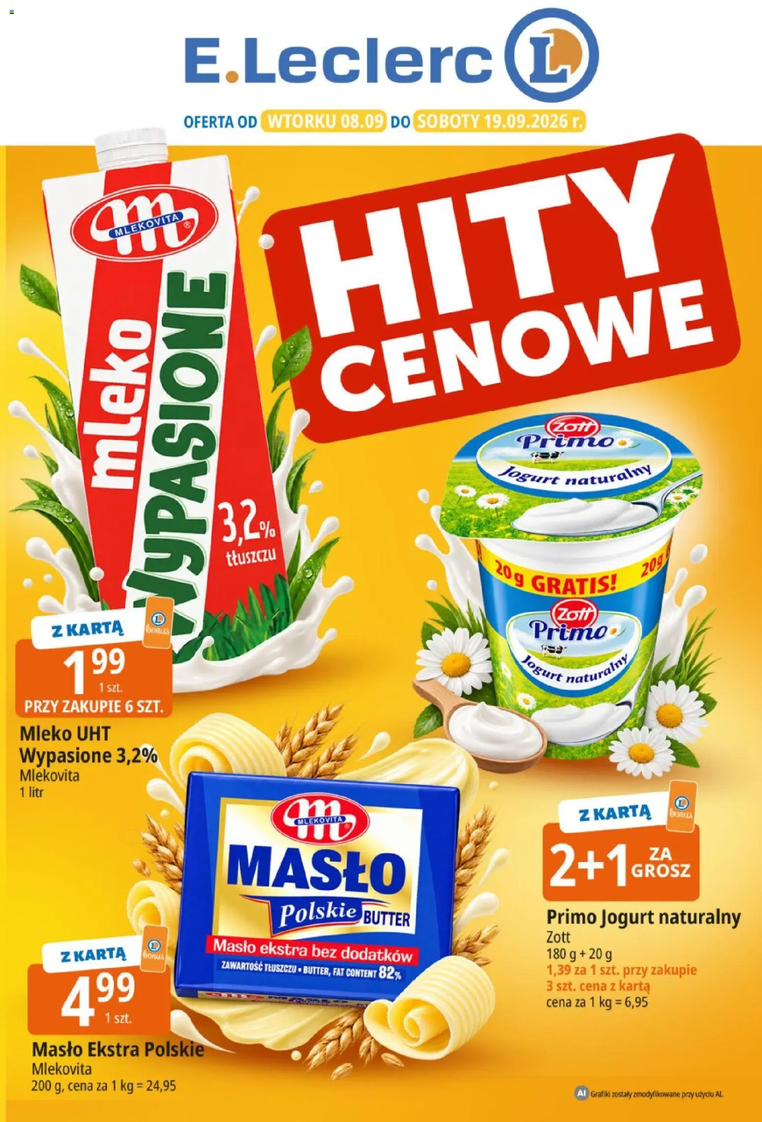 Pogląd gazetki "E.Leclerc gazetka - Hity cenowe" ze sklepu E.Leclerc ważnej od 08.09.2026