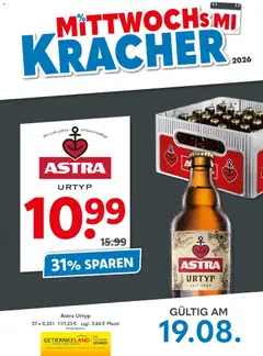 Vorschau von dem Prospekt des Geschäftes Getränkeland, gültig ab dem 19.08.2026