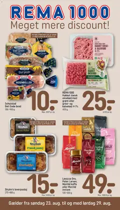 Eksempel på tilbudsavis Rema 1000 - Tilbudsavis uge 35 fra butik Rema 1000 gyldig fra 23/08/2026