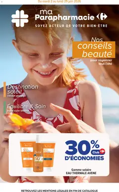 Prévisualisation de Carrefour Parapharmacie, beauté, santé & bien-être du magasin Carrefour formulaire valide 02/06/2026