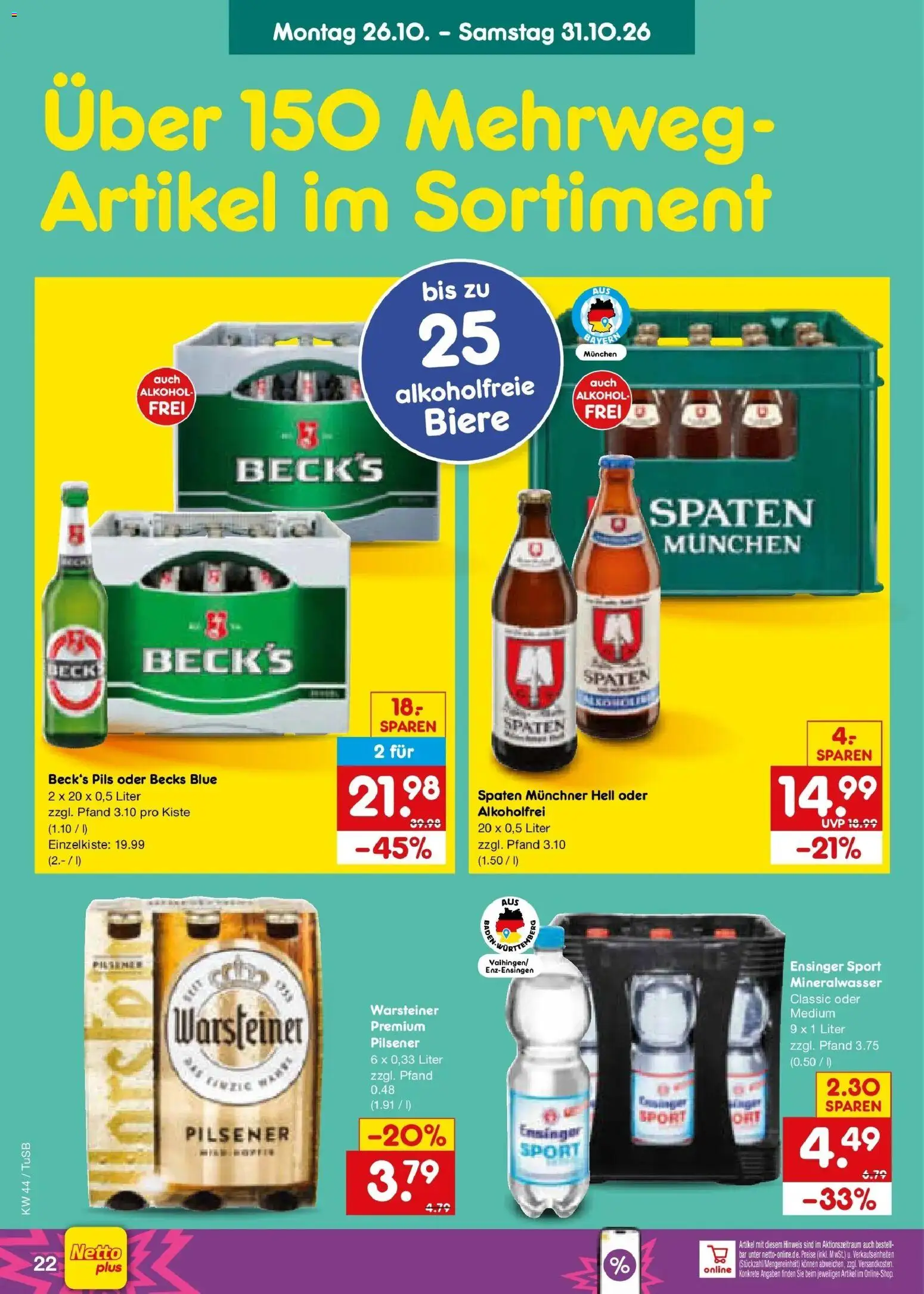 Vorschau von dem Prospekt des Geschäftes Netto Marken-Discount, gültig ab dem 26.10.2026