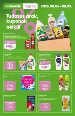 EcoFamily - EcoFamily Akciós újság megtekintése, amely érvényes 2026.08.04.-től