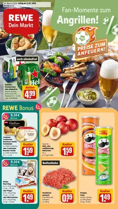 Vorschau von dem Prospekt des Geschäftes Rewe, gültig ab dem 13.07.2026